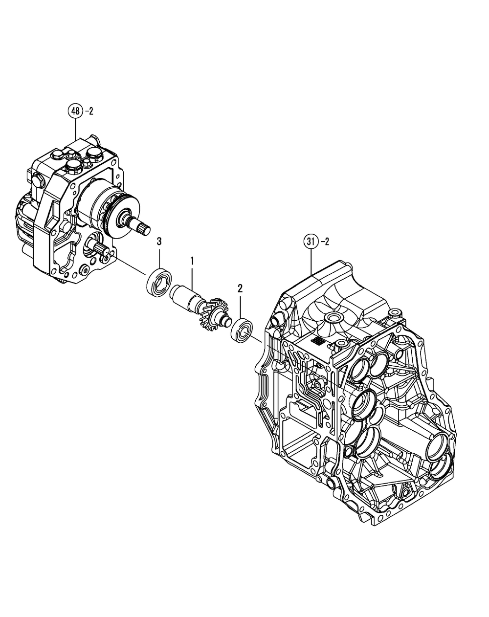 Input Shaft-2 Diagram and Parts List for SX3100 54ALB4S727-54ALB4SW727-54ALB4SX727-54ALB4SY727-54ALB4SZ727-54AMB4S727-54AMB4SW727-54AMB4SX727-54AMB4SY727-54AMB4SZ727 Cub Cadet Lawn Tractor
